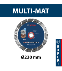 Disque à tronçonner diamanté multi-matériaux Ø230 EXPERT BOSCH