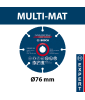 Disque à tronçonner carbure Ø76 EXPERT multi-matériaux BOSCH