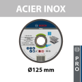 Disque à tronçonner à moyeu plat Ø125 Expert for Inox BOSCH
