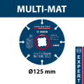 Disque à tronçonner carbure Ø125 X-LOCK EXPERT multi-matériaux BOSCH
