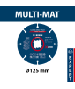 Disque à tronçonner carbure Ø125 X-LOCK EXPERT multi-matériaux BOSCH