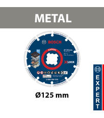 Disque à tronçonner Ø125 X-LOCK EXPERT Diamond Metal BOSCH