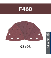Lot de 10 feuilles abrasives PRO F460 93x93 Grain 60 à 240 BOSCH