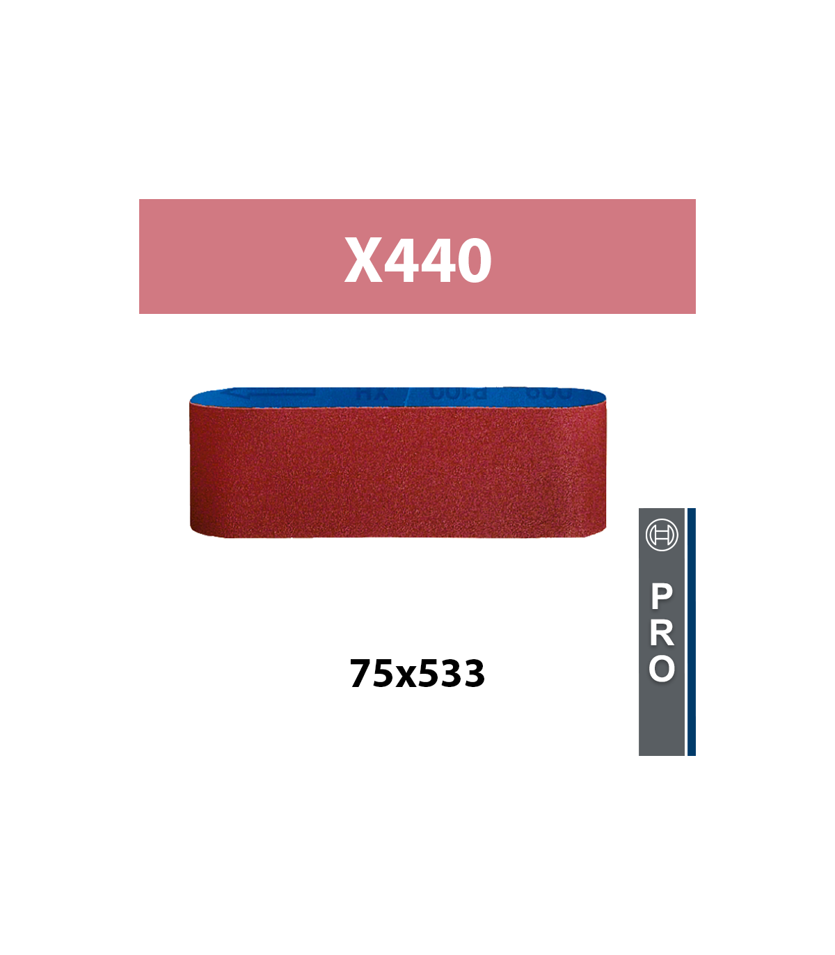 Bandes abrasives X440 75x533 Best for Wood and Paint BOSCH