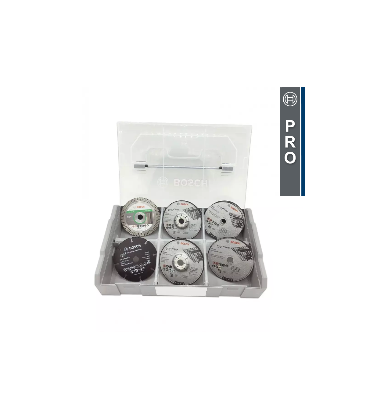 Coffret mini L-Boxx + 9 disques Ø76 mm BOSCH