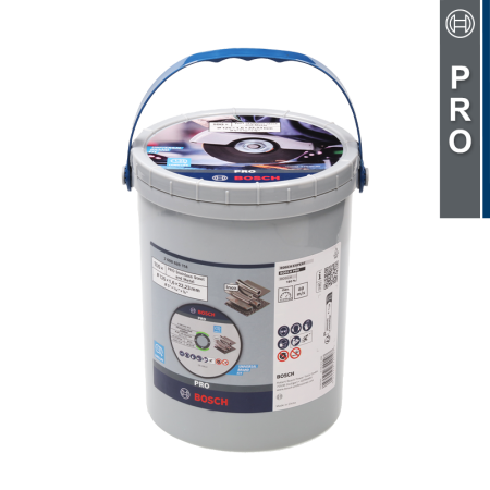 Lot de 100 disques à tronçonner PRO Stainless Steel and Metal, 125 x 1,6 x 22,23 mm, droit BOSCH