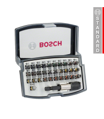 Coffret de 31 embouts de vissage extra hard + 1 porte-embouts BOSCH