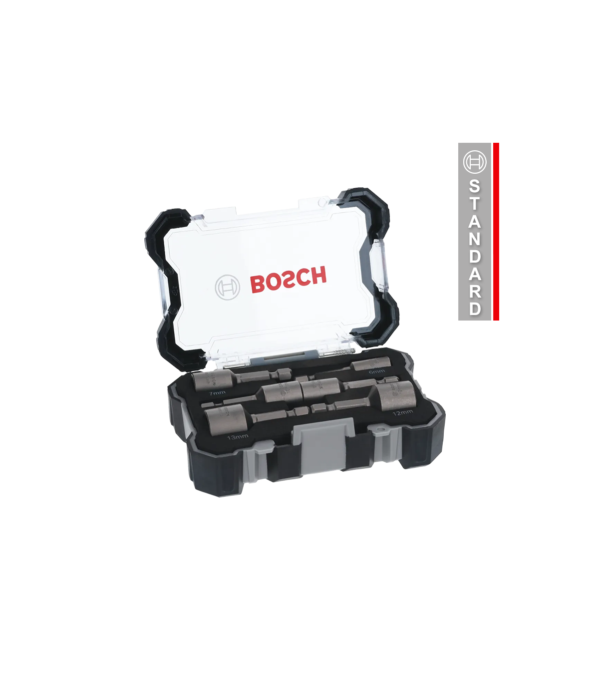 Coffret de 6 douilles extra-dure à tête hexagonale 6-13 mm BOSCH