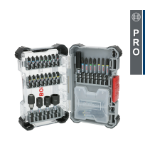 Coffret de 28 embouts de vissage Pro Impact + Douilles + 2 portes-embouts BOSCH