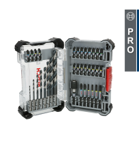 Coffret de 26 embouts de vissage + Forets HSS-G PRO Impact Metal BOSCH