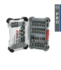 Bosch Professional Ensemble De 25 Forets HélicoÏdaux HSS PointTeQ  Pour Perceuses Visseuses