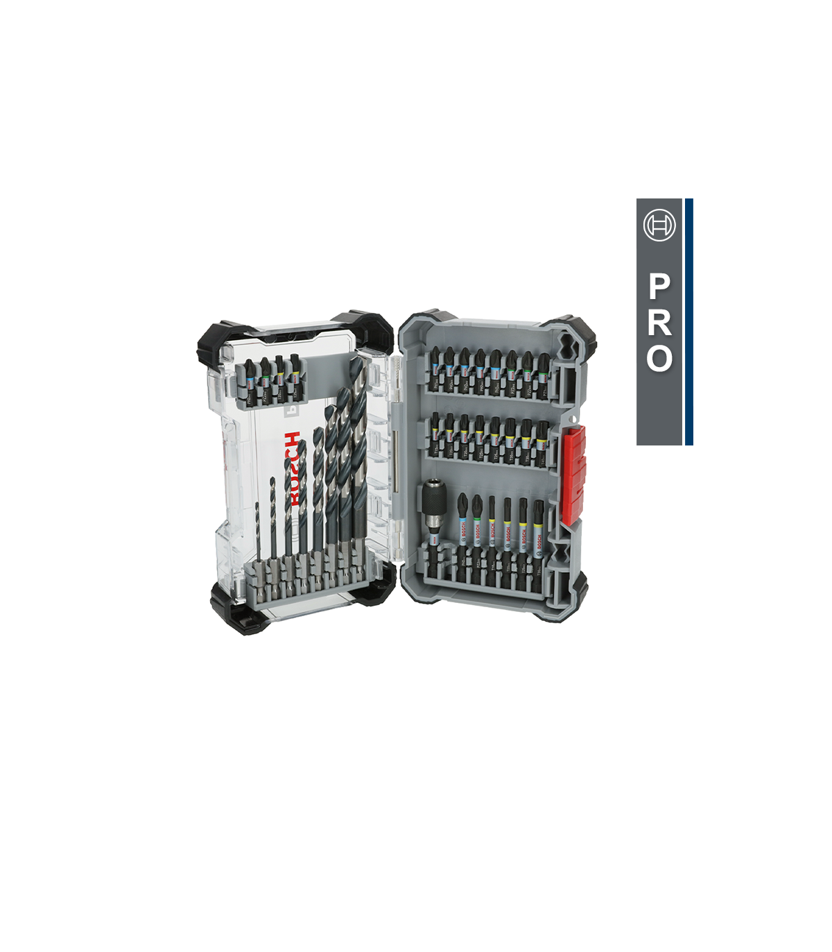 Coffret de 26 embouts de vissage + Forets HSS-G PRO Impact Metal BOSCH