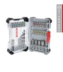 Coffret de 24 embout de vissage Extra Hard + Forets HSS + Douilles + Porte-embout BOSCH