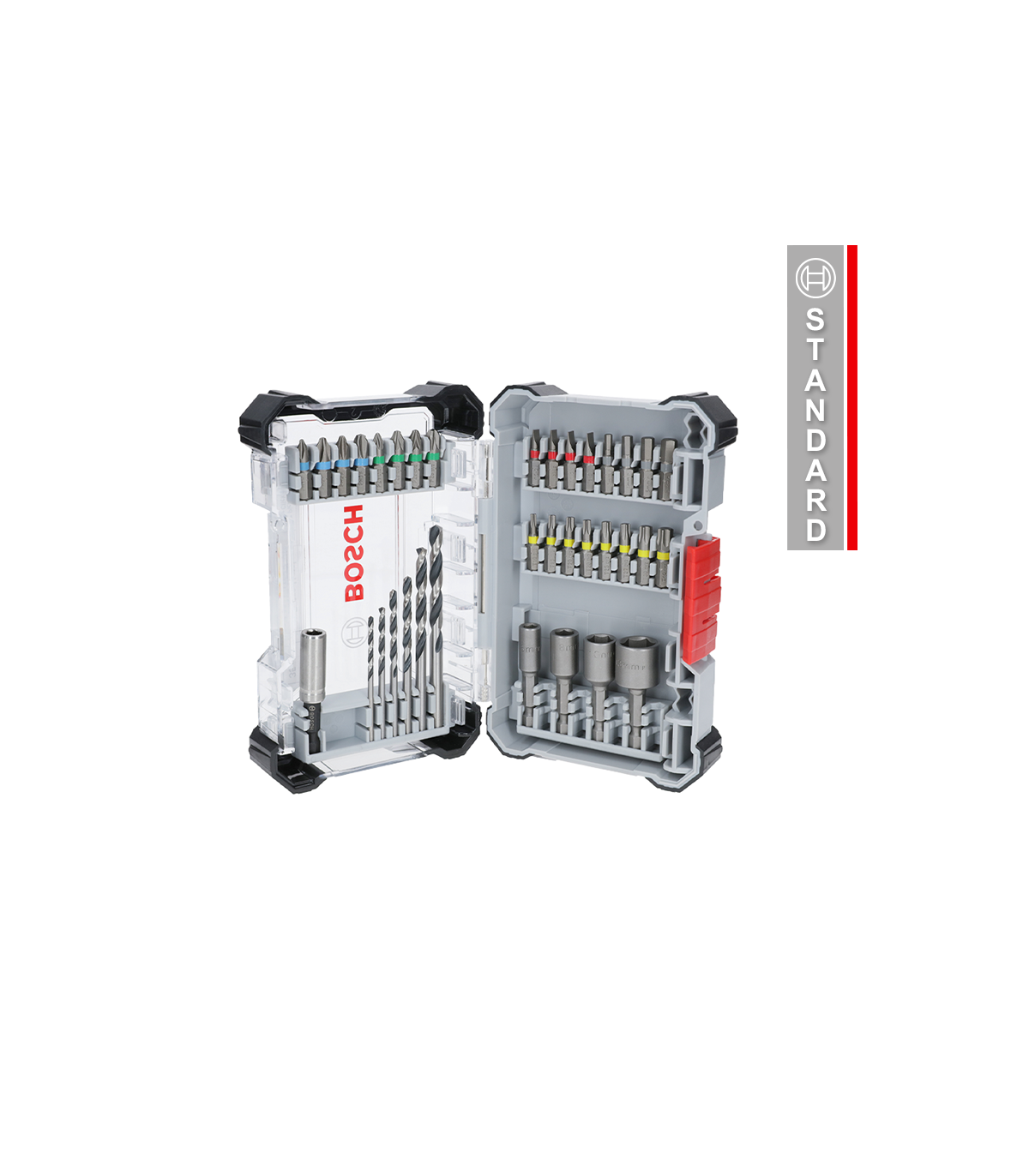 Coffret de 24 embout de vissage Extra Hard + Forets HSS + Douilles + Porte-embout BOSCH