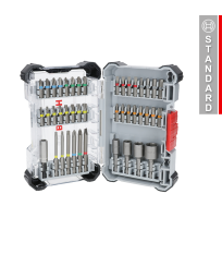 Coffret de 38 embouts de vissage Extra Hard + Douilles + Porte-embout BOSCH