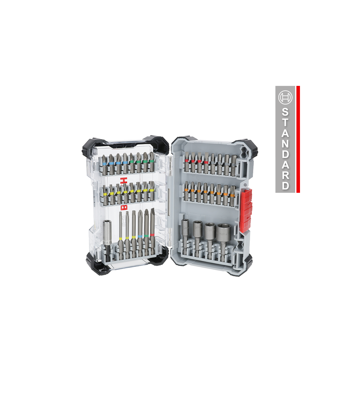 Coffret de 38 embouts de vissage Extra Hard + Douilles + Porte-embout BOSCH