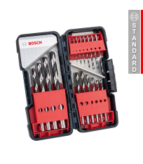 Coffret de 18 forets à métaux ToughBox HSS PointTeQ  BOSCH