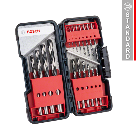 Coffret de 18 forets à métaux ToughBox HSS PointTeQ  BOSCH