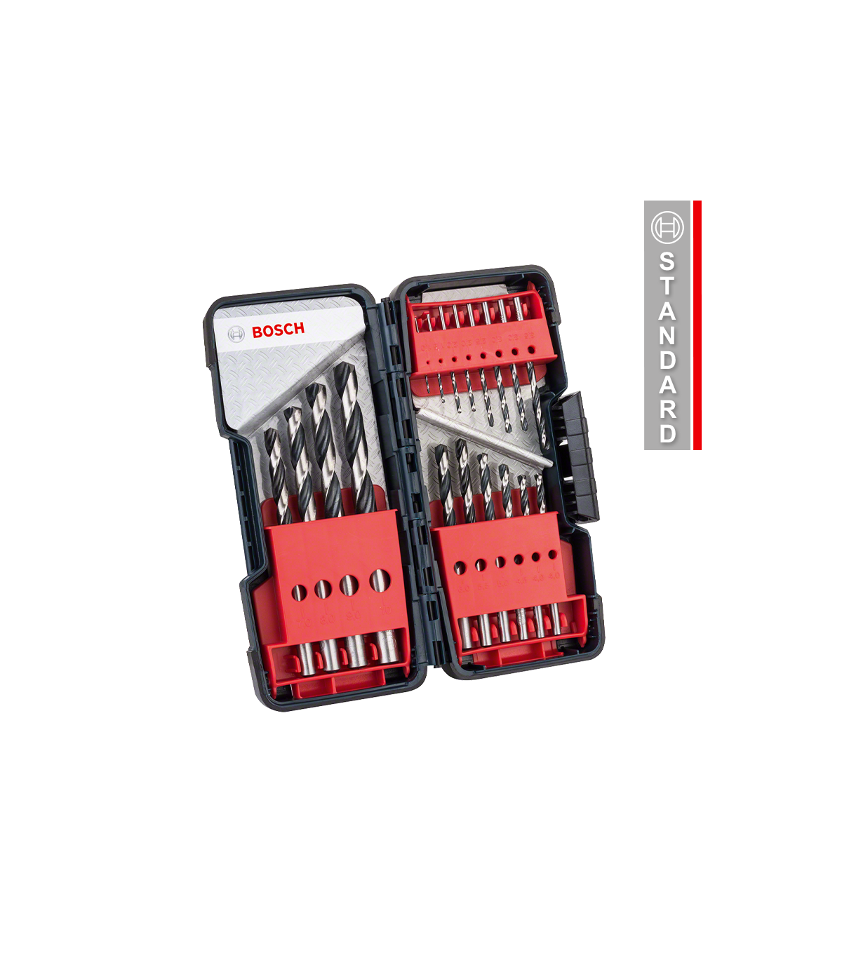 Coffret de 18 forets à métaux ToughBox HSS PointTeQ  BOSCH