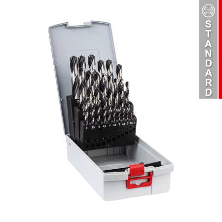 Coffret de 25 forets à métaux ProBox HSS PointTeQ BOSCH