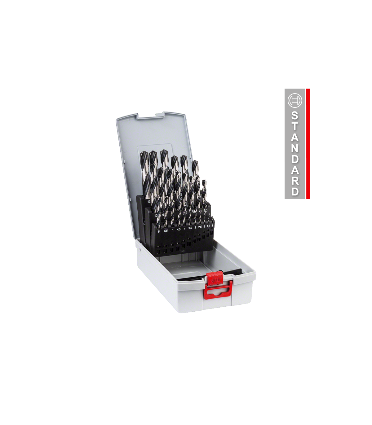 Coffret de 25 forets à métaux ProBox HSS PointTeQ BOSCH