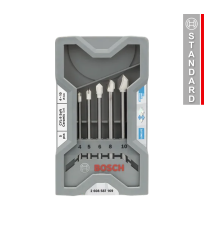 Coffret de 5 forets CYL-9 pour carrelage  BOSCH
