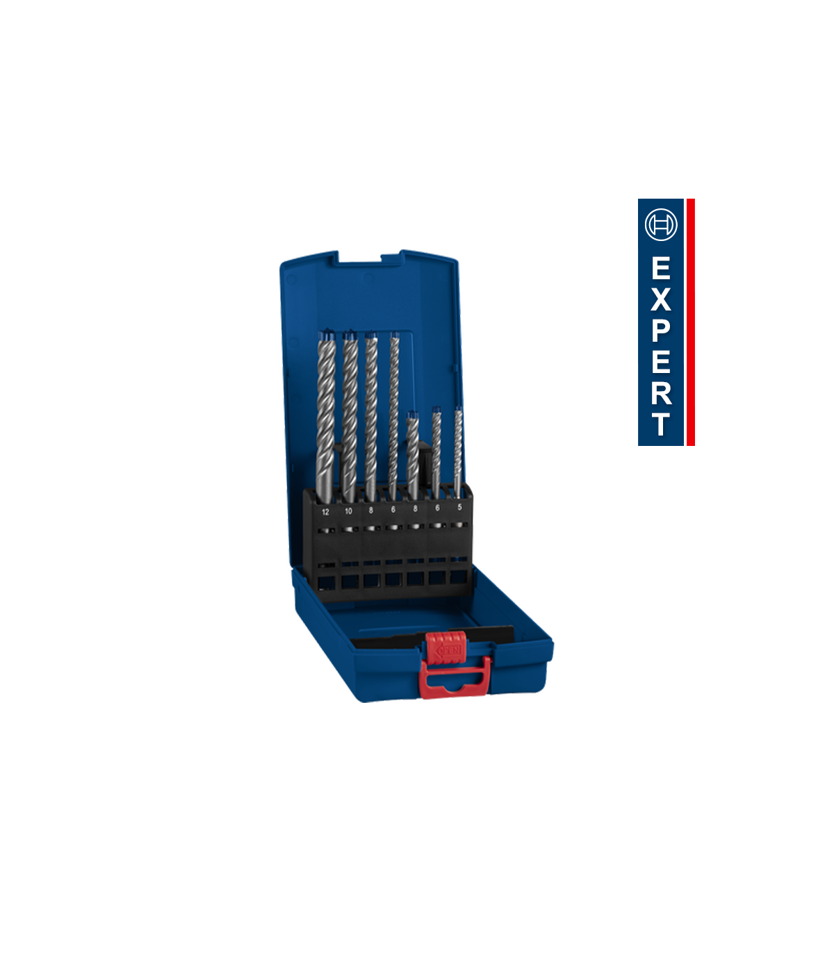Coffret de 7 forets pour perforateur SDS Plus-7X EXPERT BOSCH
