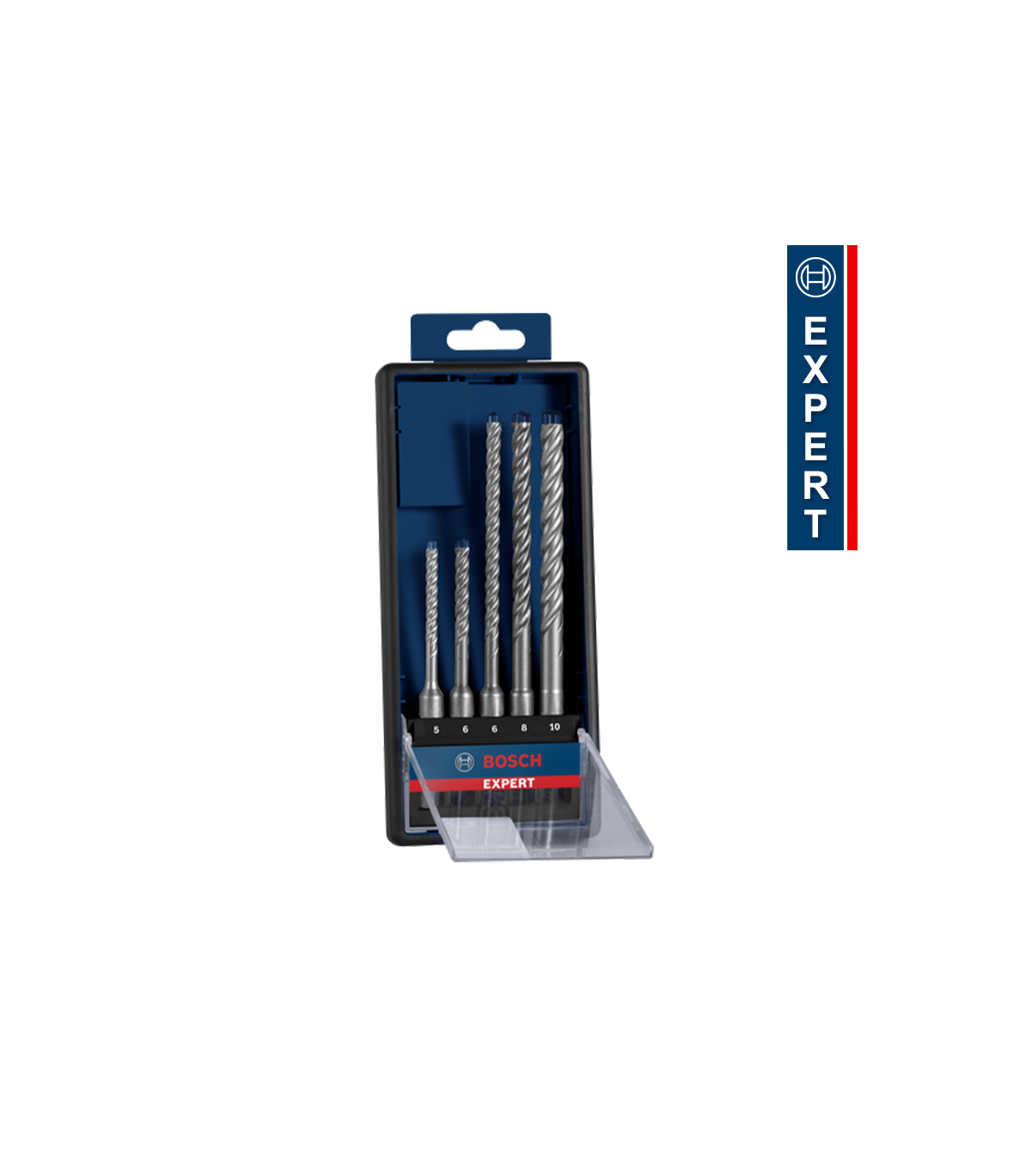 Coffret de 5 forets pour perforateur SDS Plus-7X EXPERT BOSCH