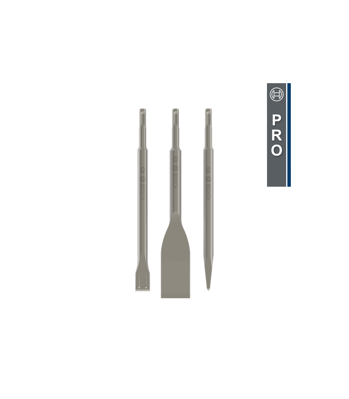 Coffret de 3 burins SDS Plus BOSCH