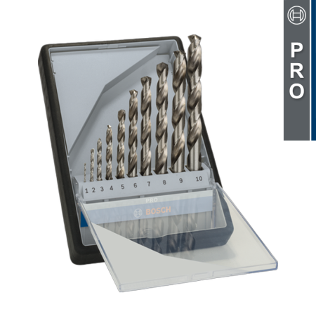 Coffret de 10 forets à métaux BOSCH