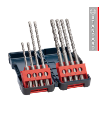Coffret de 8 forets SDS-Plus-3 Ø5-10mm Béton BOSCH
