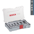 Coffret de 6 fraises droites 8 mm BOSCH