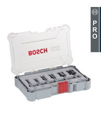 Coffret de 6 fraises droites 8 mm BOSCH