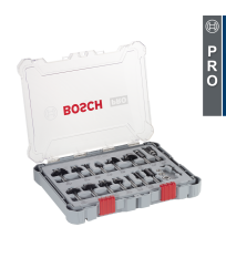 Coffret de 15 fraises 8 mm BOSCH