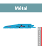 Lot de 5 lames de scie sabre Métal S 920 CF BOSCH