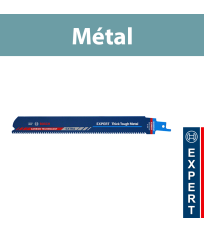 Lot de 10 lames de scie sabre S 1155CHC Métal épais BOSCH