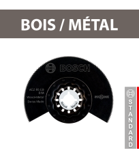 Lame segment BIM Starlock ACZ 85 EB bois et métal BOSCH