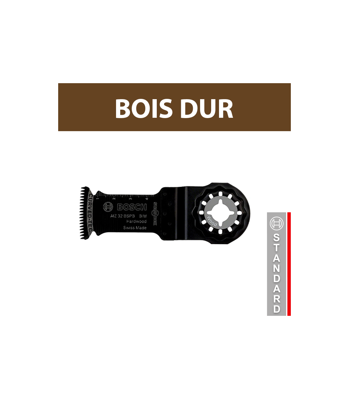 Lot de 25 lames plongeantes BIM Starlock AIZ 32 BSPB bois dur BOSCH
