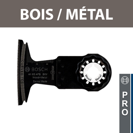 Lot de 10 Lames plongeante Starlock PRO AII 65 APIB 65x40 mm Multimatériaux BOSCH