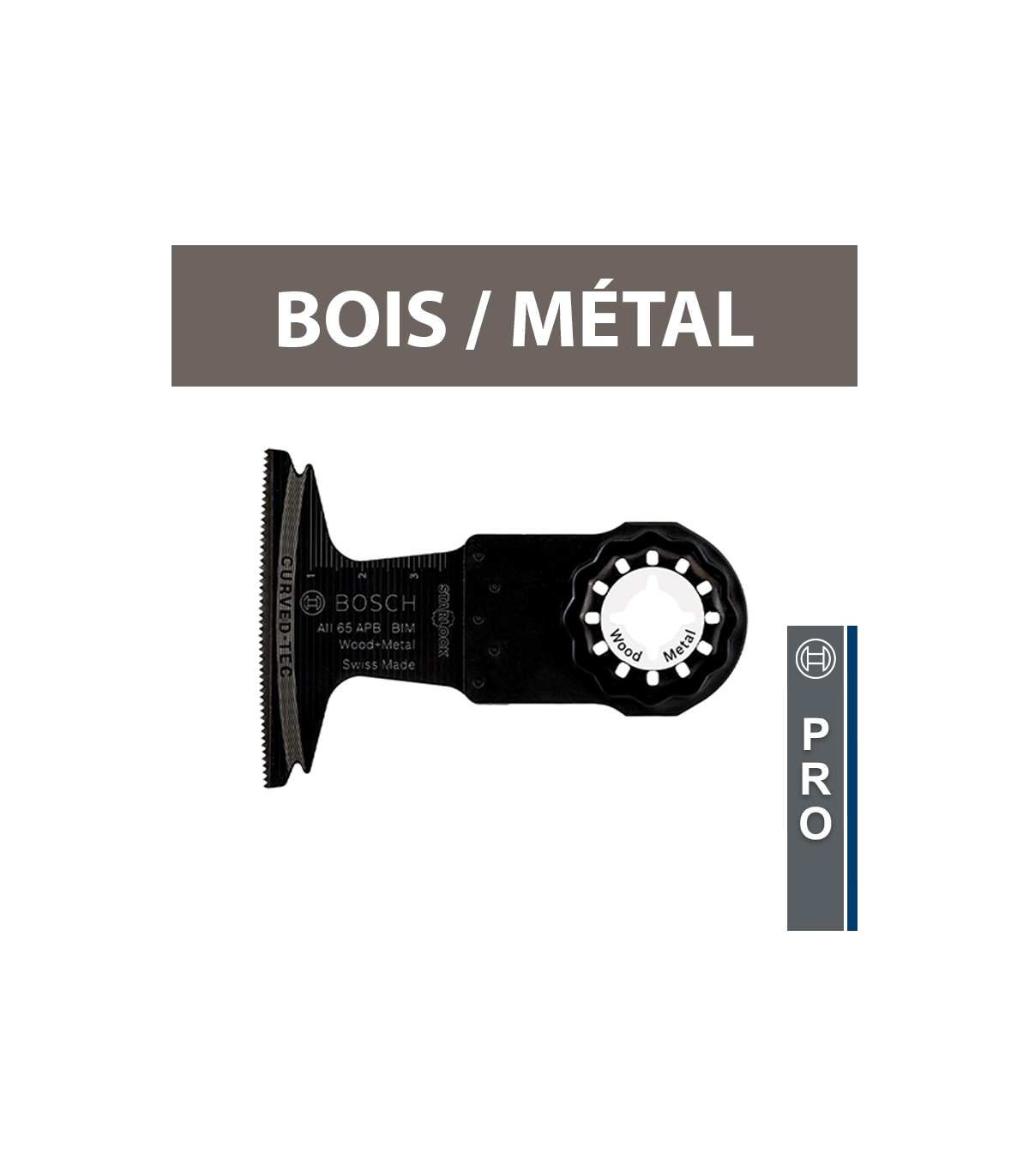 Lot de 10 Lames plongeante Starlock PRO AII 65 APIB 65x40 mm Multimatériaux BOSCH