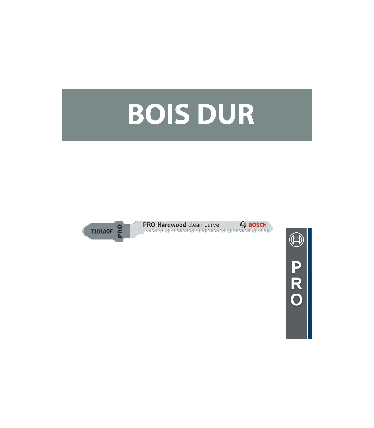 Lot de 5 lames de scie sauteuse T 101 AOF Clean Bois dur BOSCH