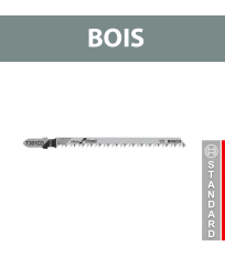 Lot de 5 lames de scie sauteuse T 301 CD Clean Bois BOSCH