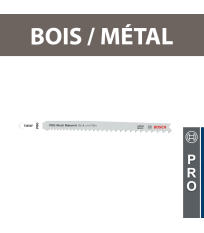 Lot de 5 lames de scie sauteuse T 345 XF Progressor Bois et métal BOSCH