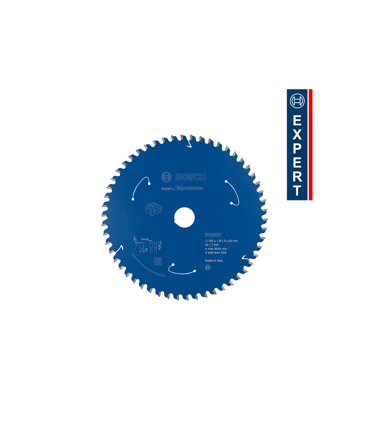 Lame de scie circulaire Ø165 x 1,8/1,3 x 20 Expert for Aluminium T54 BOSCH