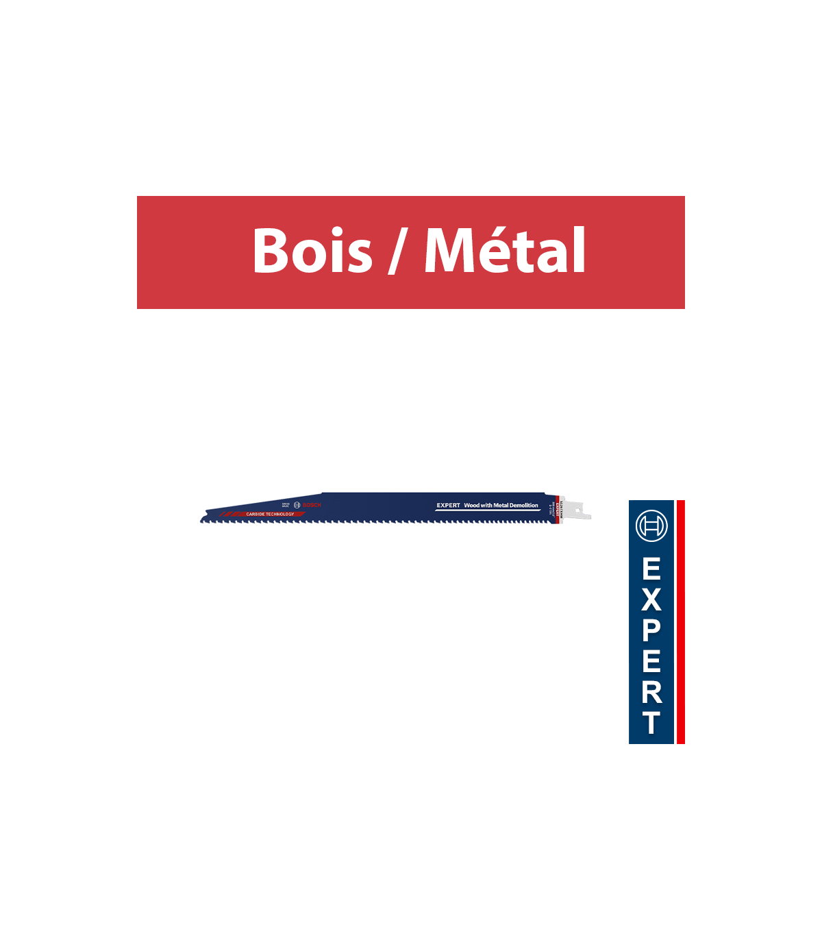 Lame de scie sabre S1267XHM Wood with Metal Demolition BOSCH