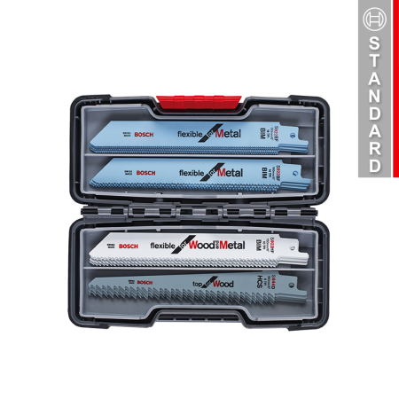Coffret de 20 lames de scie sabre pour bois et métal BOSCH