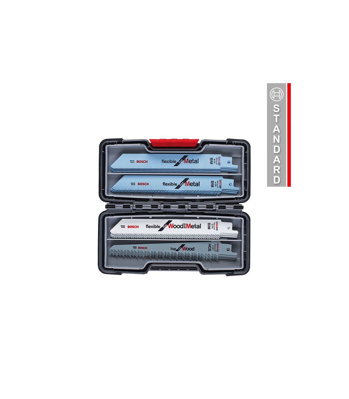 Coffret de 20 lames de scie sabre pour bois et métal BOSCH