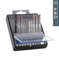 Coffret de 10 lames de scie sauteuse PRO Bois dur/stratifié BOSCH