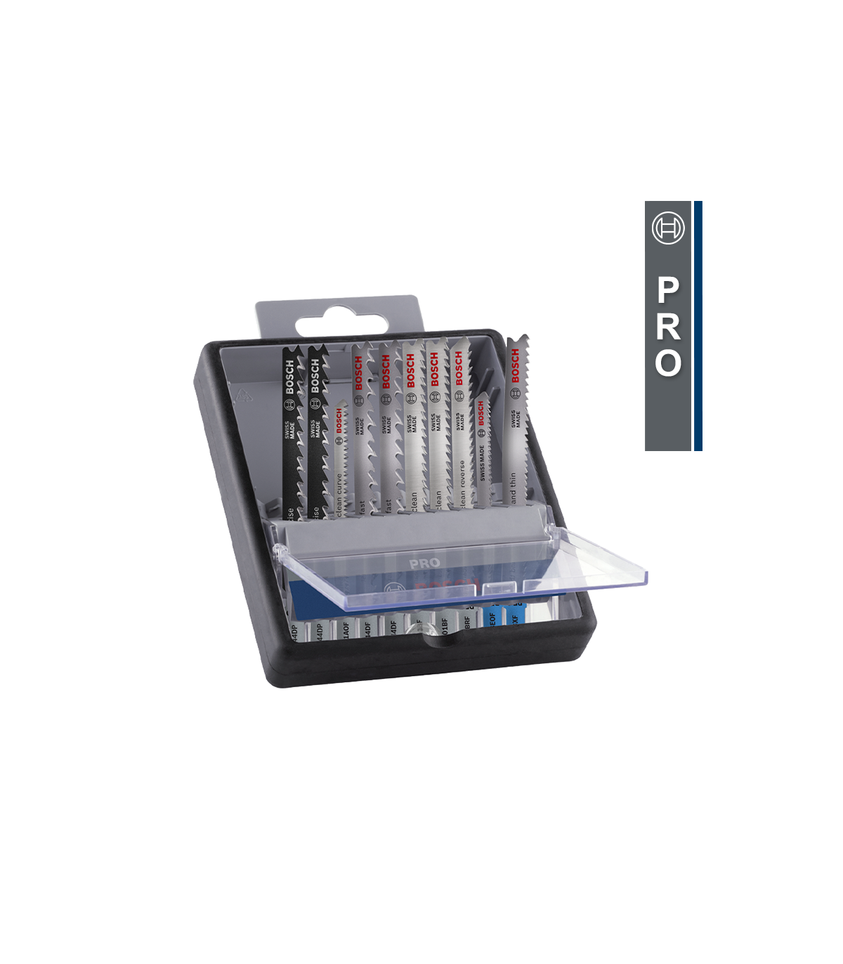 Coffret de 10 lames de scie sauteuse PRO Bois/Métal BOSCH