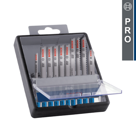 Coffret de 10 lames de scie sauteuse PRO Métal/Alu BOSCH